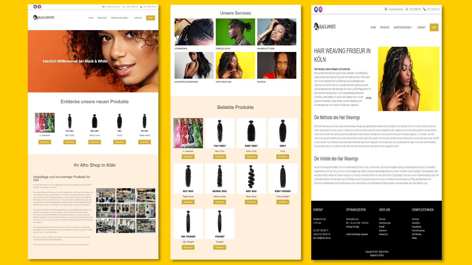 Afroshop Michele – Website & Online-Präsenz – 1