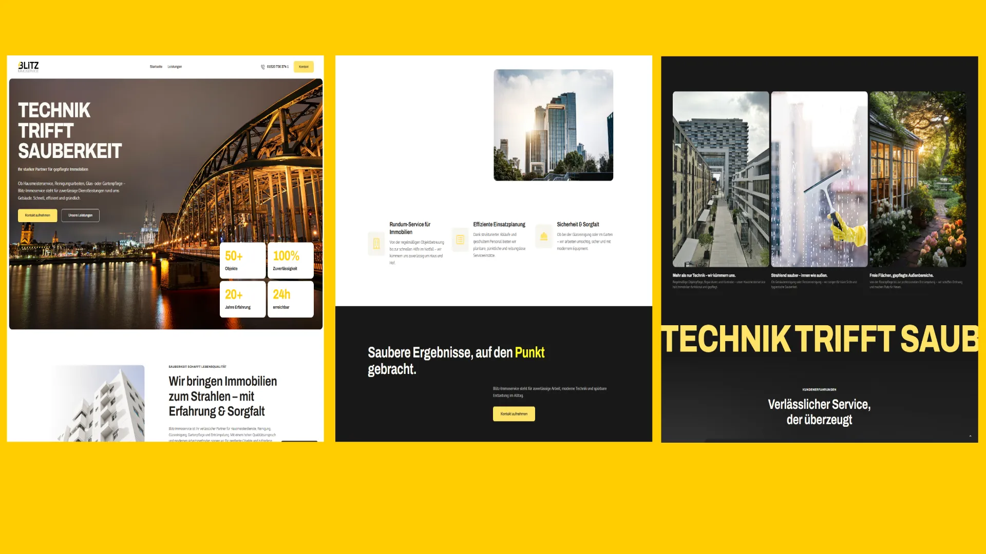 Blitz Immoservice – Website & Online-Präsenz – 1