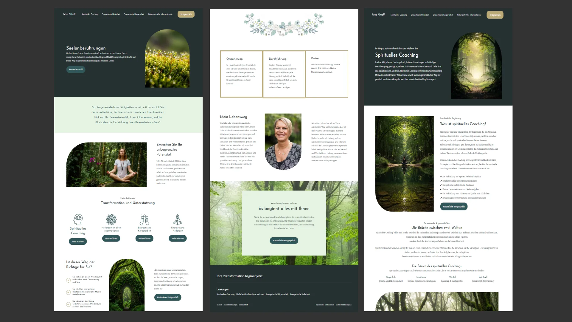 Seelenberührungen – Website & Online-Präsenz – 1