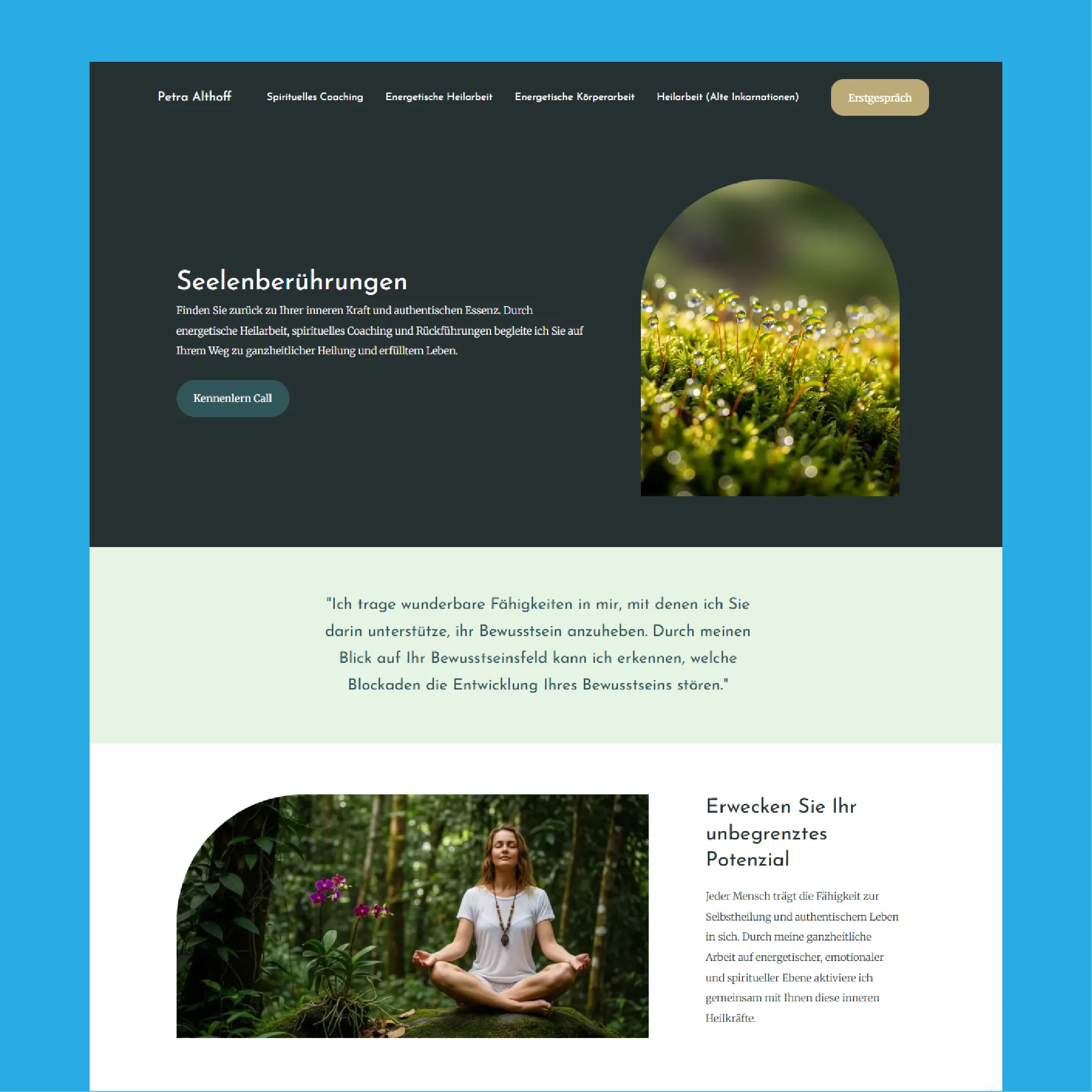 Seelenberührungen – Website & Online-Präsenz